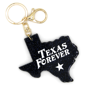 Texas Forever Keychain Bag Charm