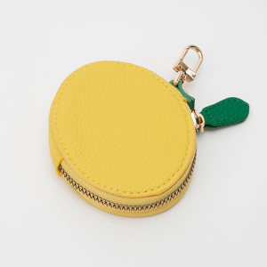 Lemon Bag Charm Keychain Yellow