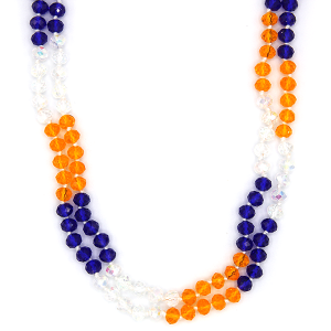 30-60" Beaded gameday color necklace