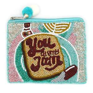You Are My Jam Seed Bead Coin Purse