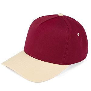 C.C Game Day College Color Two Tone Trucker Cap Burgundy