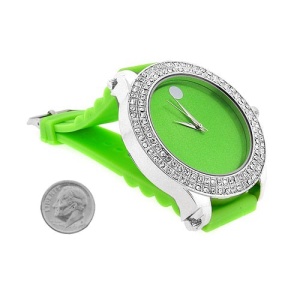 watch 362 08 lg rubber green
