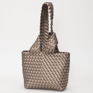 Hand Woven Mini Tote Bronze