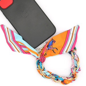 Scarf / Phone Wristlet Holder Stripe Multi