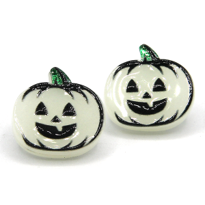Halloween Happy Pumpkin Glow In The Dark Earrings