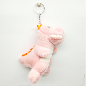 Dinosaur Keychain/ Bag Charm Pink