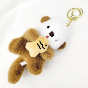 Cute Otter Keychain/ Bag Charm Brown