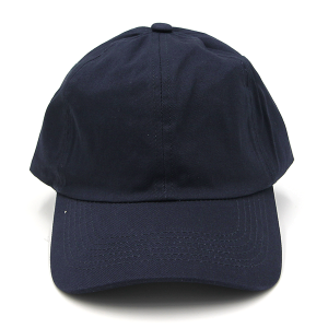 Solid Cotton Baseball Cap Navy
