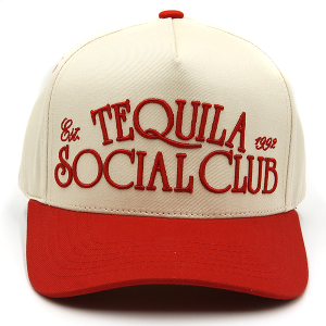 C.C Tequila Social Club Trucker Cap Red