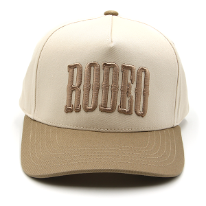 C.C RODEO Embroidered Trucker Cap Beige