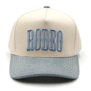 C.C RODEO Embroidered Trucker Cap Denim