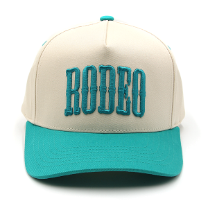C.C RODEO Embroidered Trucker Cap Turquoise