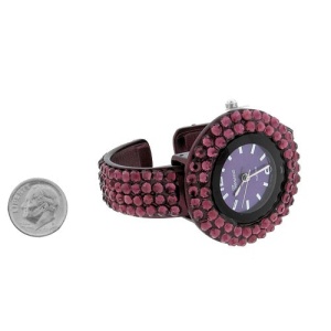 watch 338a 08 cuff round purple
